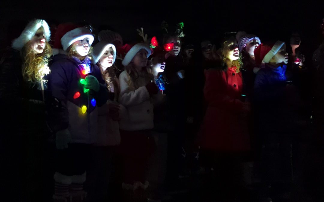 Bell Top Girl Choir Performs at North Greenbush Christmas Tree Lighting