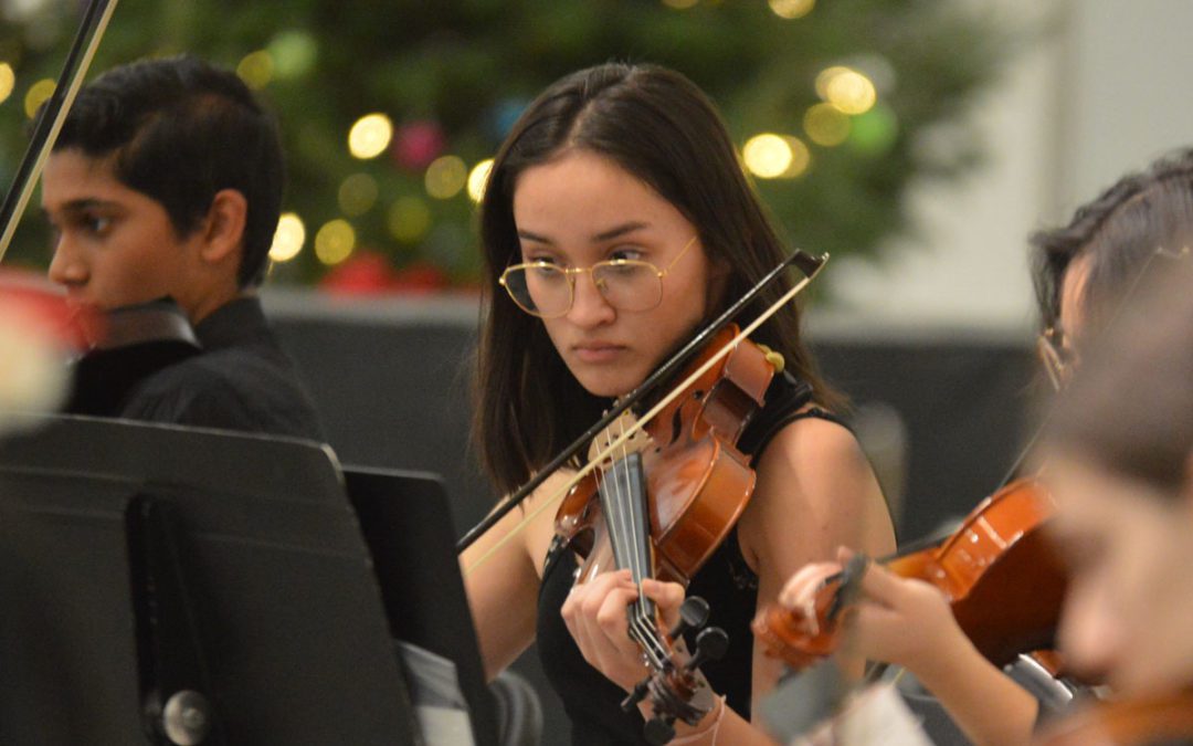 Columbia Musicians Bring Holiday Spirit to Empire State Plaza