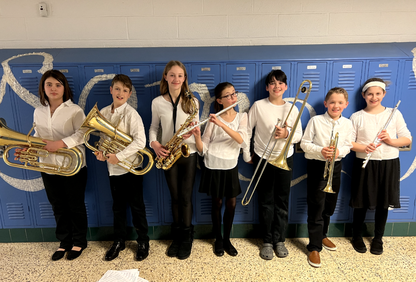 Elementary Band at All County Winter Music Festival