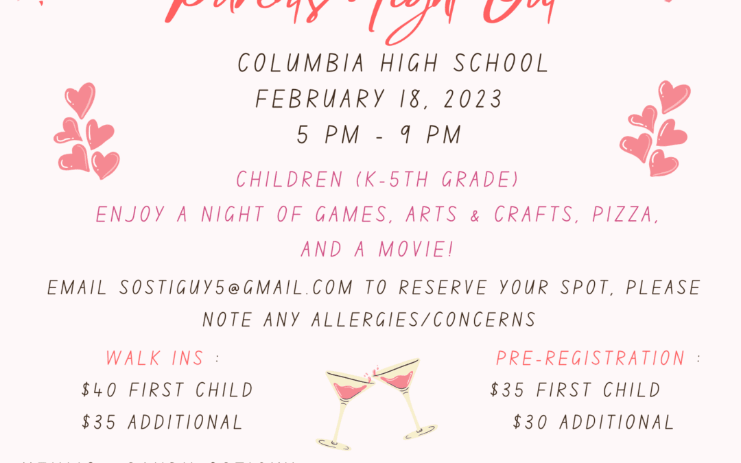 Parents Night Out – Saturday, February 18