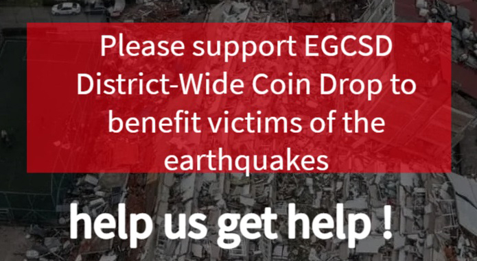 East Greenbush Schools to Support Earthquake Victims