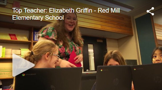 Red Mill Librarian Liz Griffin Named Top Teacher