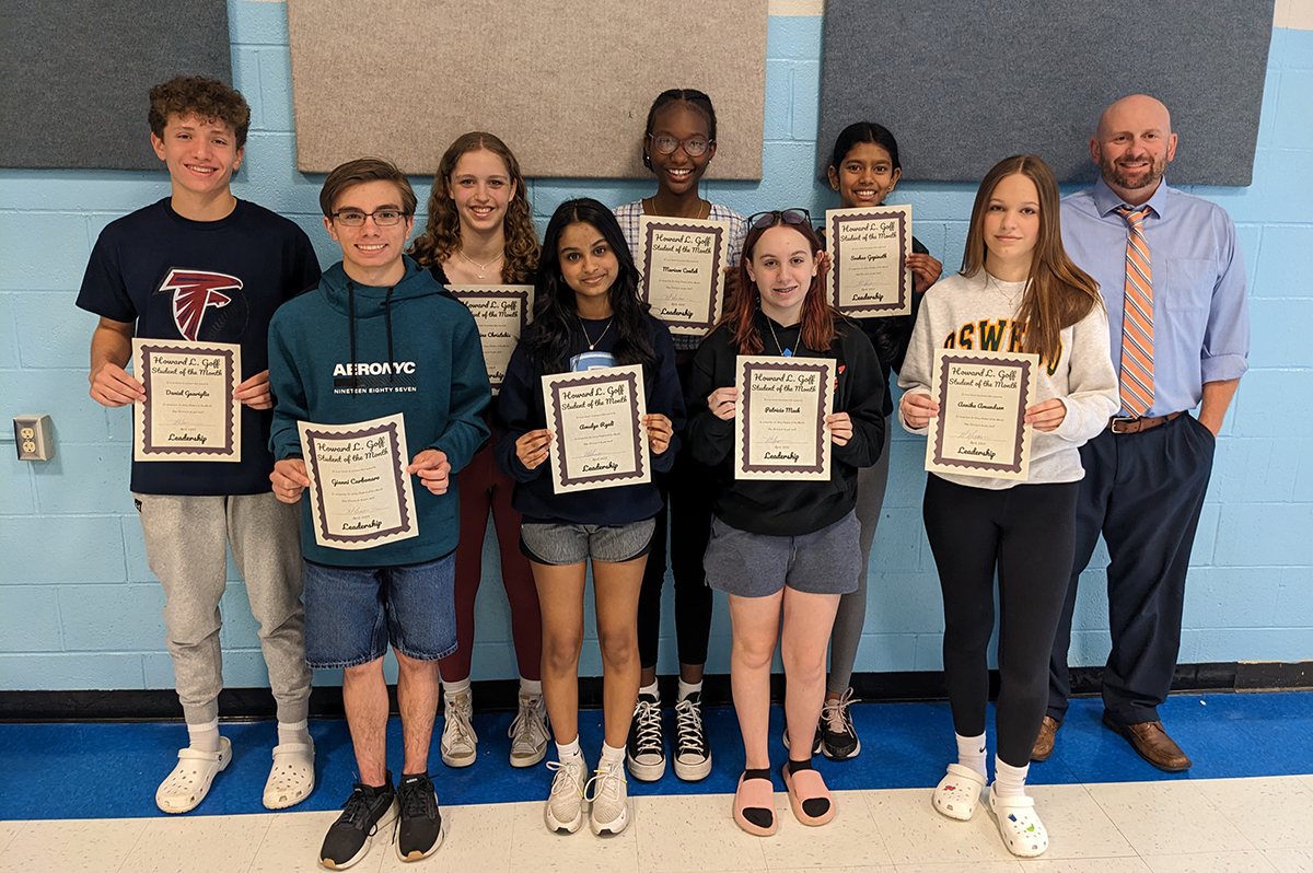 April 2023 Goff Students of the Month - 8th Grade