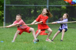 Tug of War at Bell Top Field Day