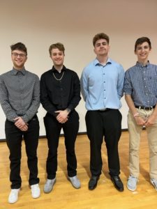 The 1099 Reversal Bill presented by Logan Bradshaw, Sean-Paul Charland, Henry Dreisenstock, and Colby Hoffman was selected by students as the winner of Legislative Day at Columbia High School.