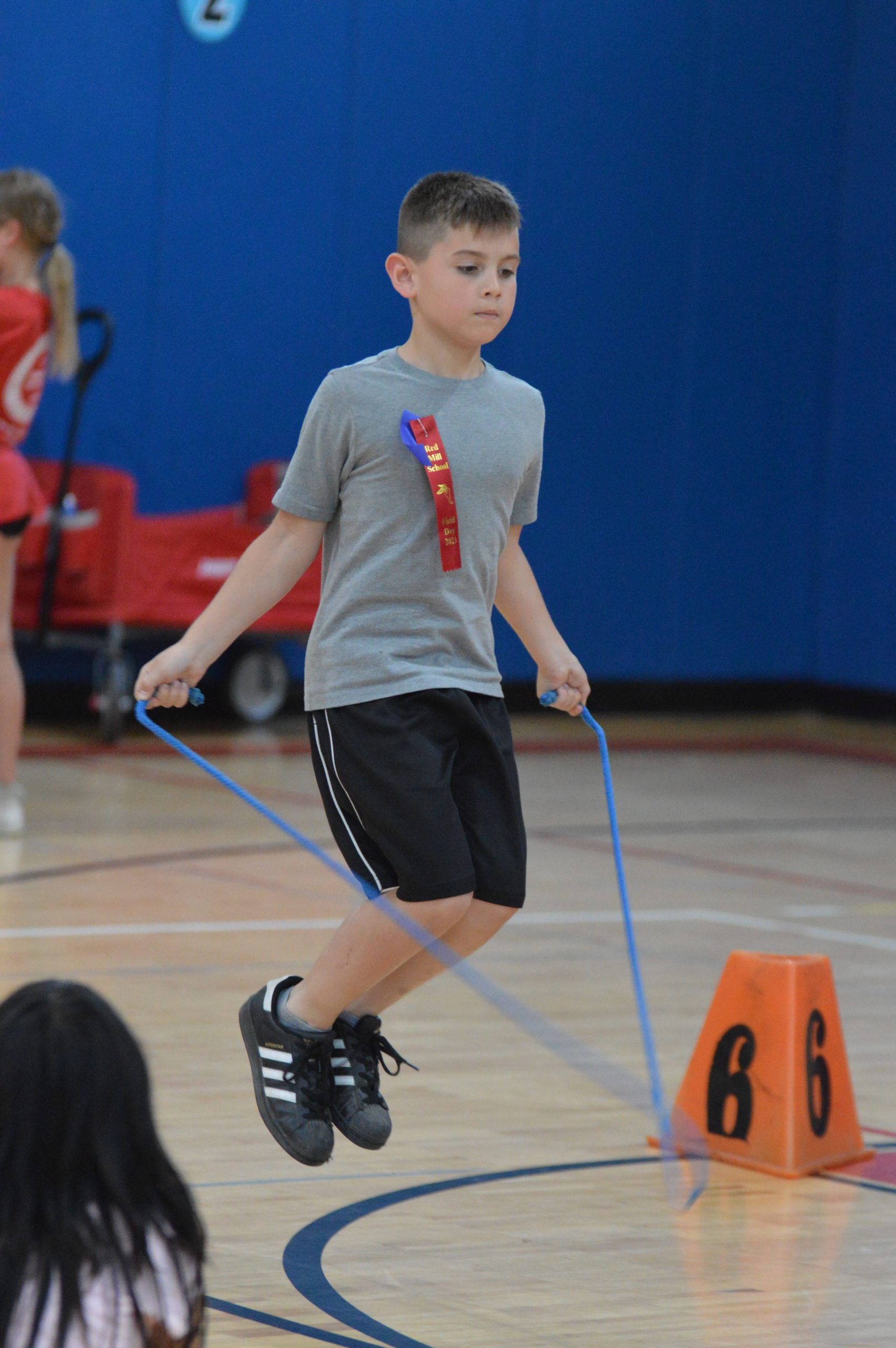 Jump rope at Red Mill Field Day