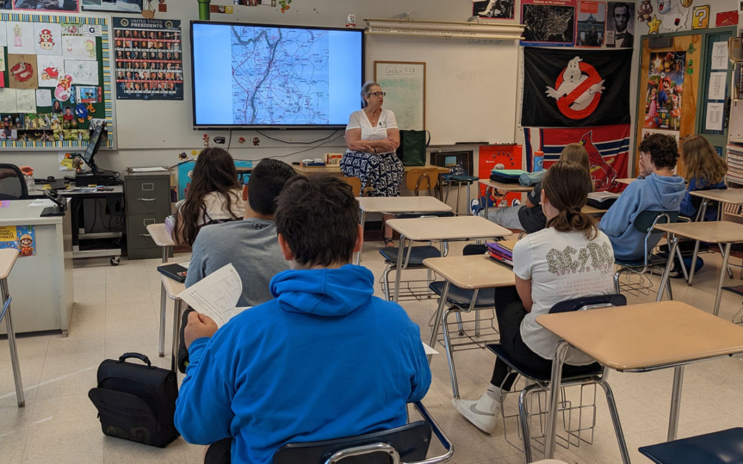Goff Students Learn About Post-WWII Growth from County Historian