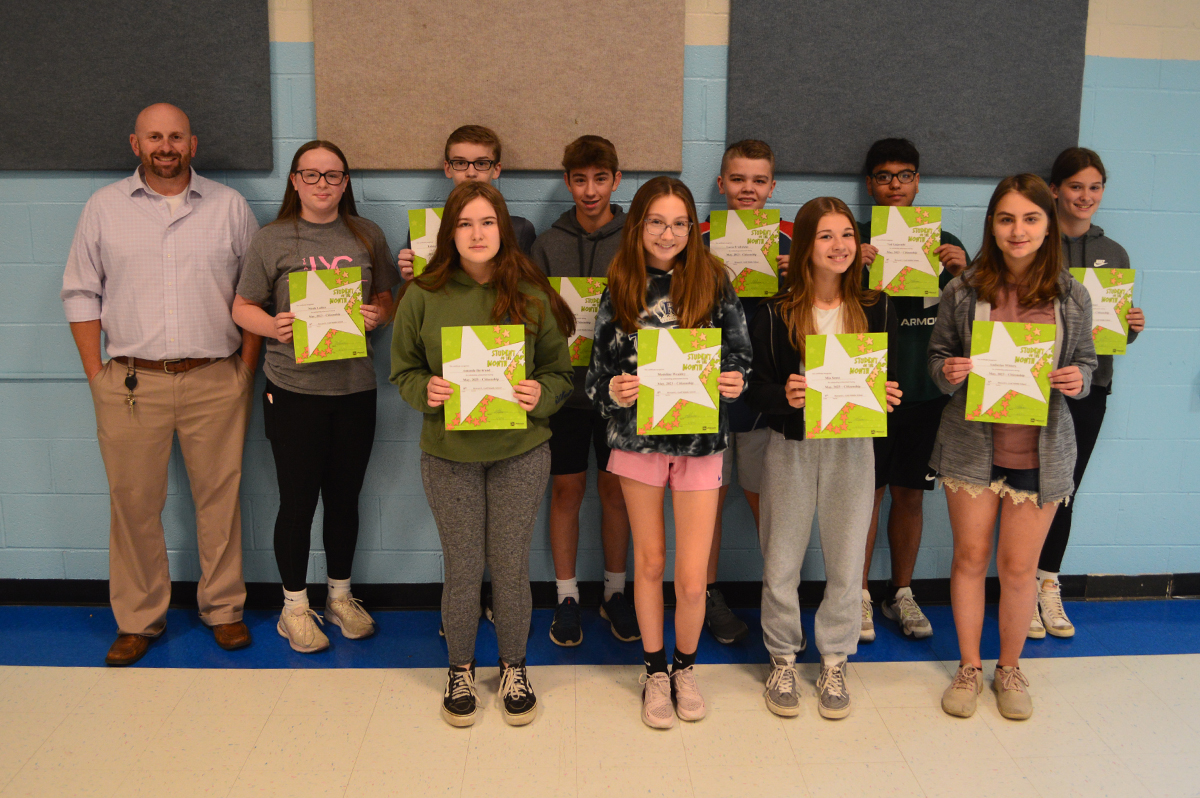 Goff 8th Grade Students of the Month - May 2023