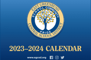2023-24 EGCSD District Calendar front cover