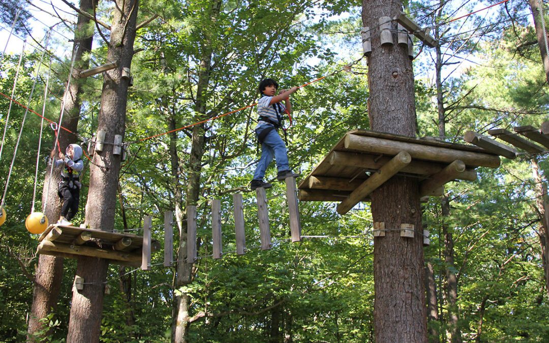 Field Trip to Thacher Park Ropes Course Brings Students Together