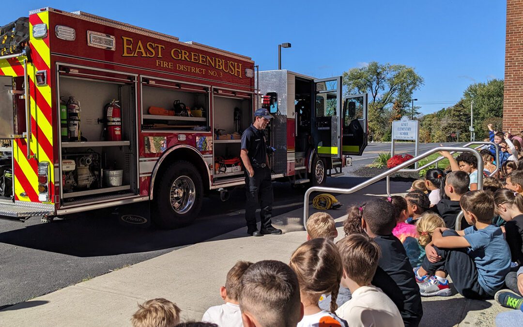 Elementary Students Learn About Fire Safety