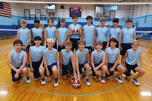 Columbia Boys Modified Volleyball team