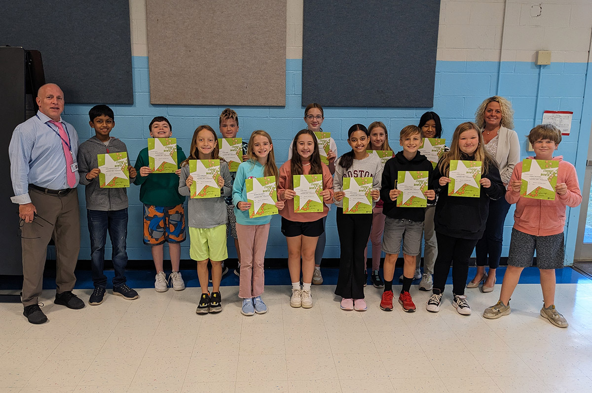 Goff Students of the Month for 6th Grade - September 2023
