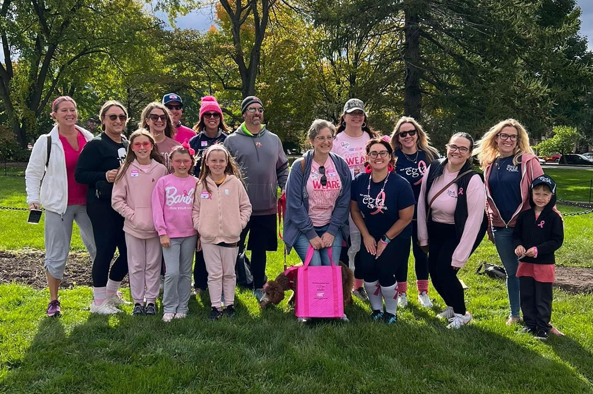 EGTA at Making Strides Against Breast Cancer Walk in Washington Park.