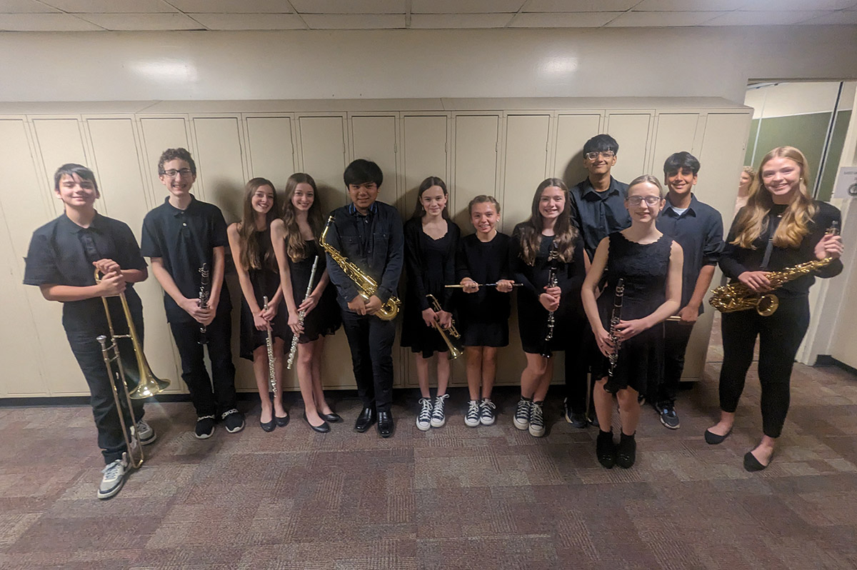 Goff Students in the RCSMA Junior Band