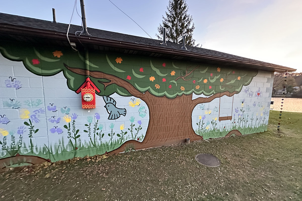 Town mural