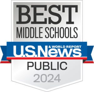 US News Badge Middle School 2024