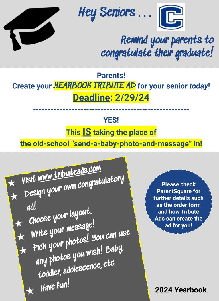 2023-24 Yearbook Tribute Ad