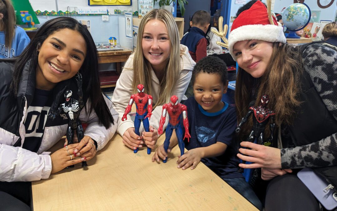 Columbia Students Bring Holiday Cheer to St. Anne Institute