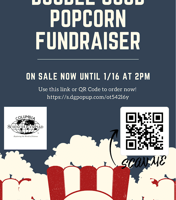 Double Good Popcorn Fundraiser to Benefit CHS Science Olympiad