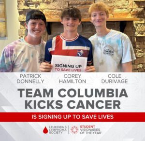 Columbia Kicks Cancer team