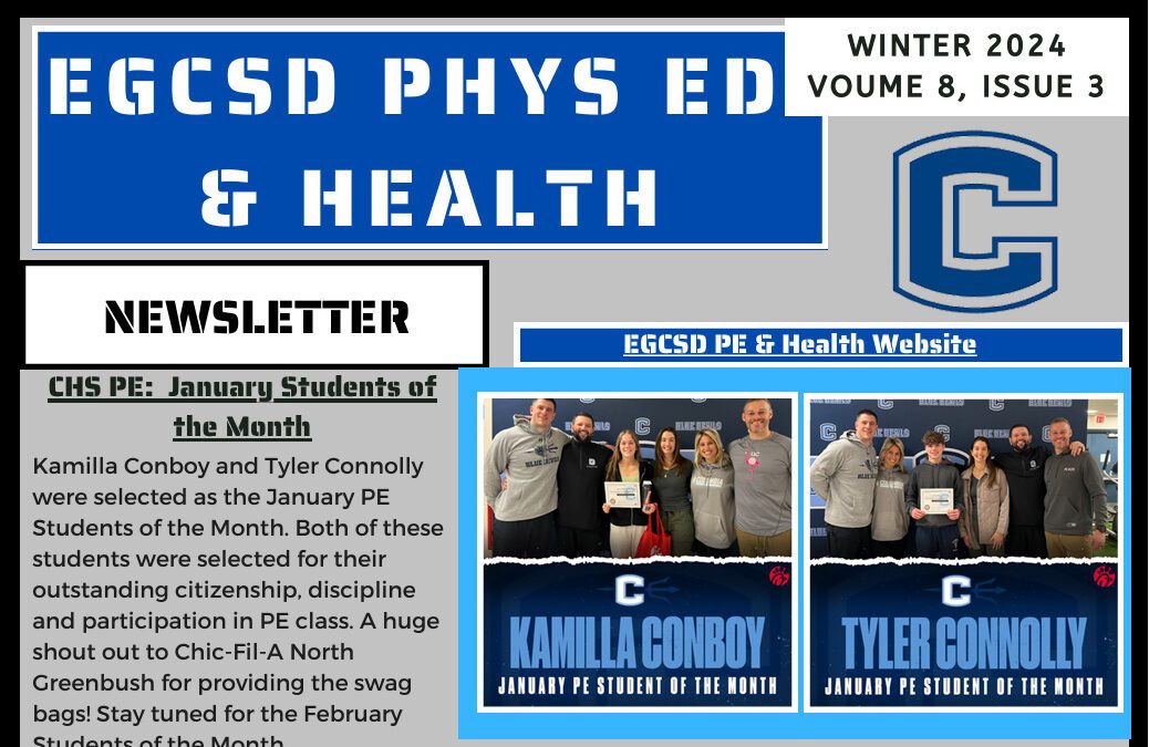 PE and Health Newsletter – Winter 2023-24