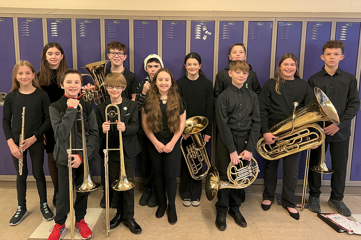 6th Grade Band at 2024 Winter All County Music Festival