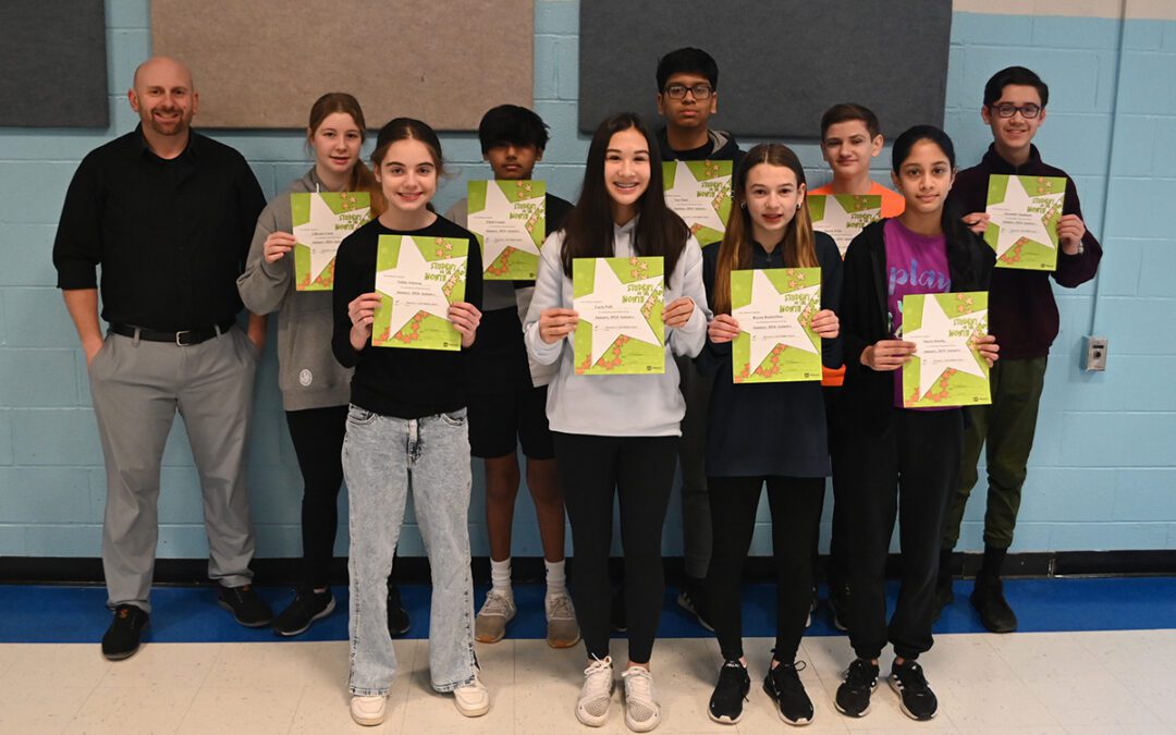 Goff Students of the Month – January 2024