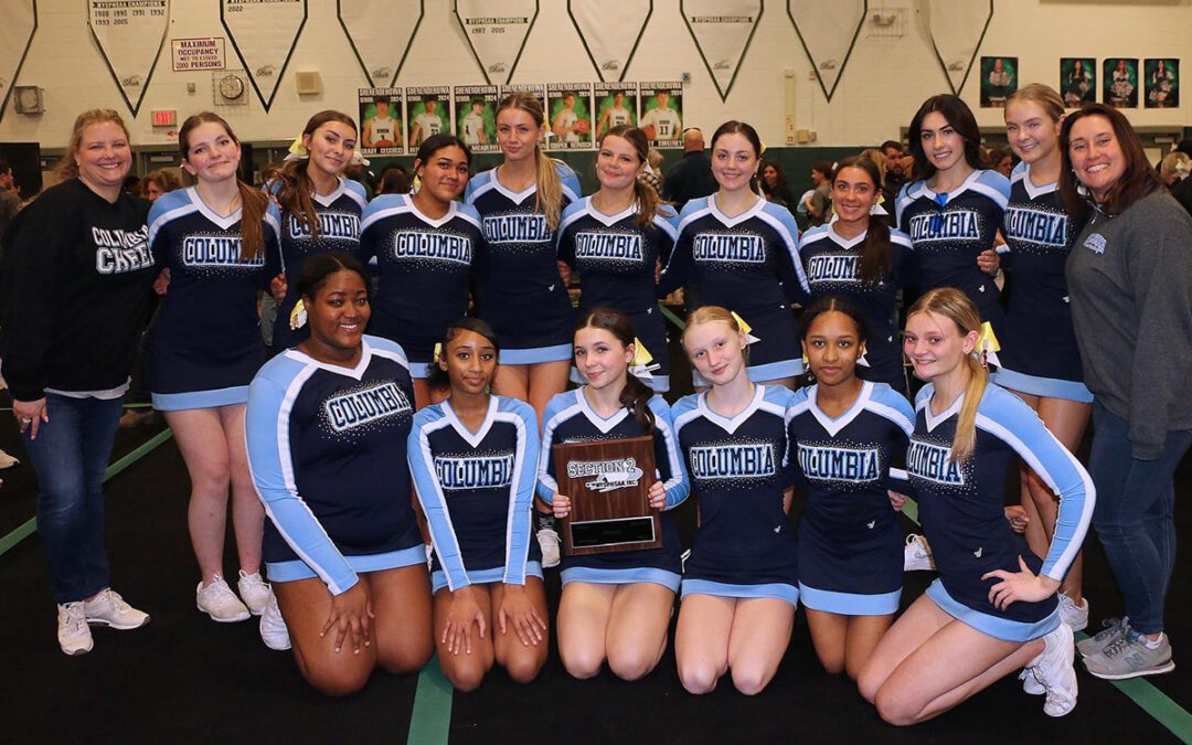 Columbia Cheer Places 2nd at Section 2 Championships