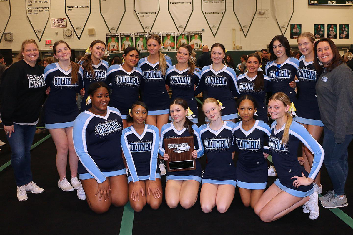 Cheer Team photo at the Section 2 Class B Championships