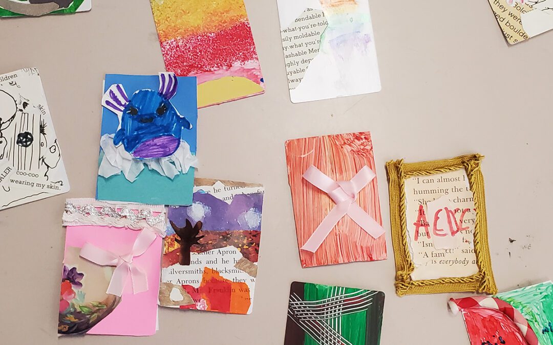 Students Create Their Own Artist Trading Cards