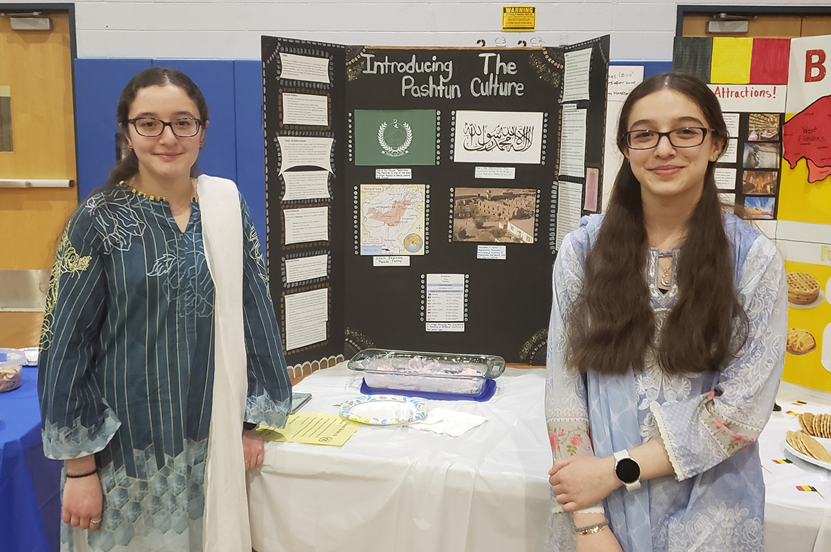 Students at the 2024 Multicultural and Tolerance Fair