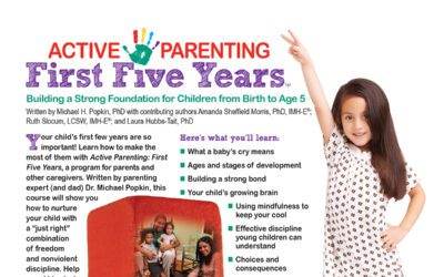 Free Active Parenting Workshop for Parents of Children Ages Birth to Age 5