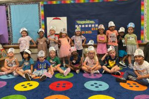 Red Mill Pre-K class on first day of school