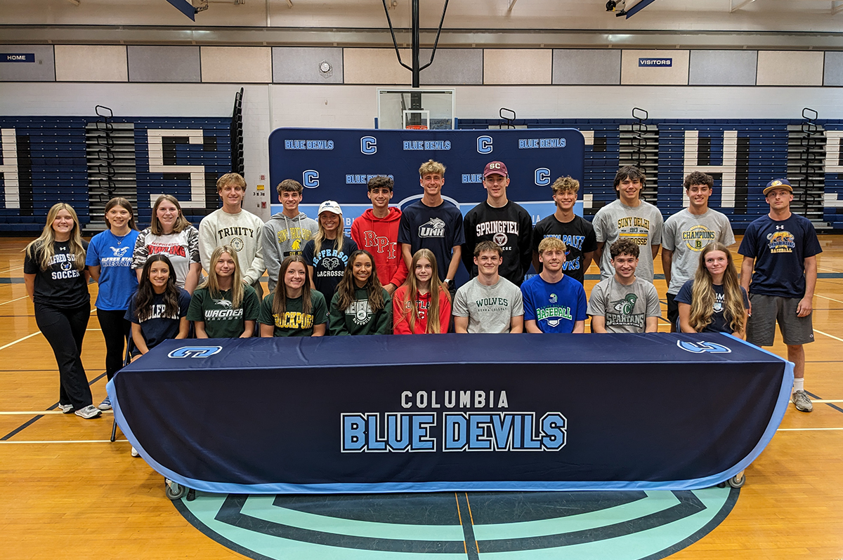 Student athletes announce their college commitments