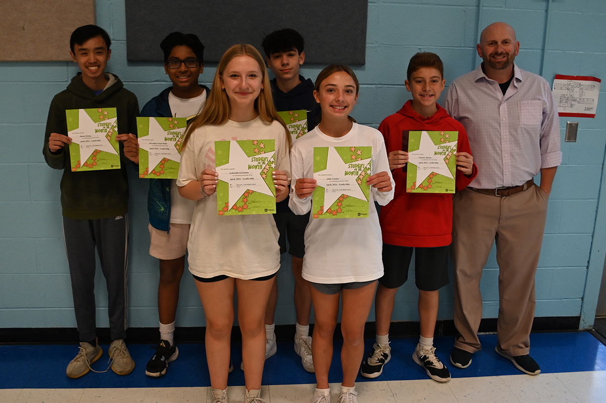 8th Grade Students of the Month - April 2024