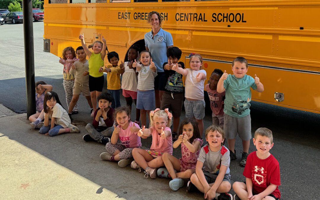 All Aboard! Pre-K Students Learn About Riding the School Bus