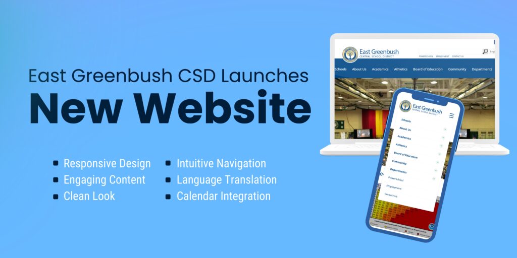 East Greenbush CSD launches new website banner image