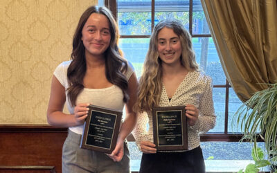 Mia Garzone and Molly Sapienza Named Outstanding Business Education Students