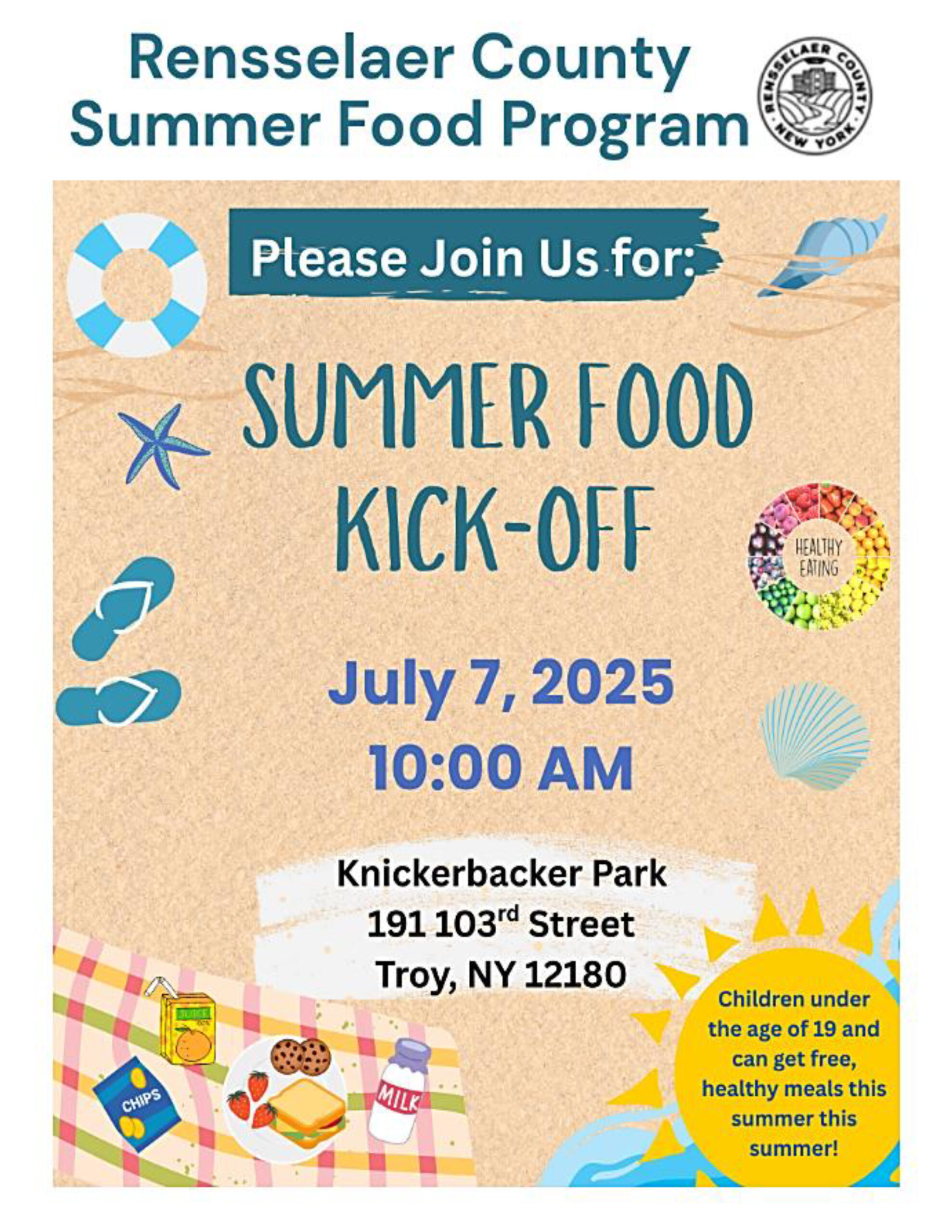 2025 Summer Food Kick-Off Invitation