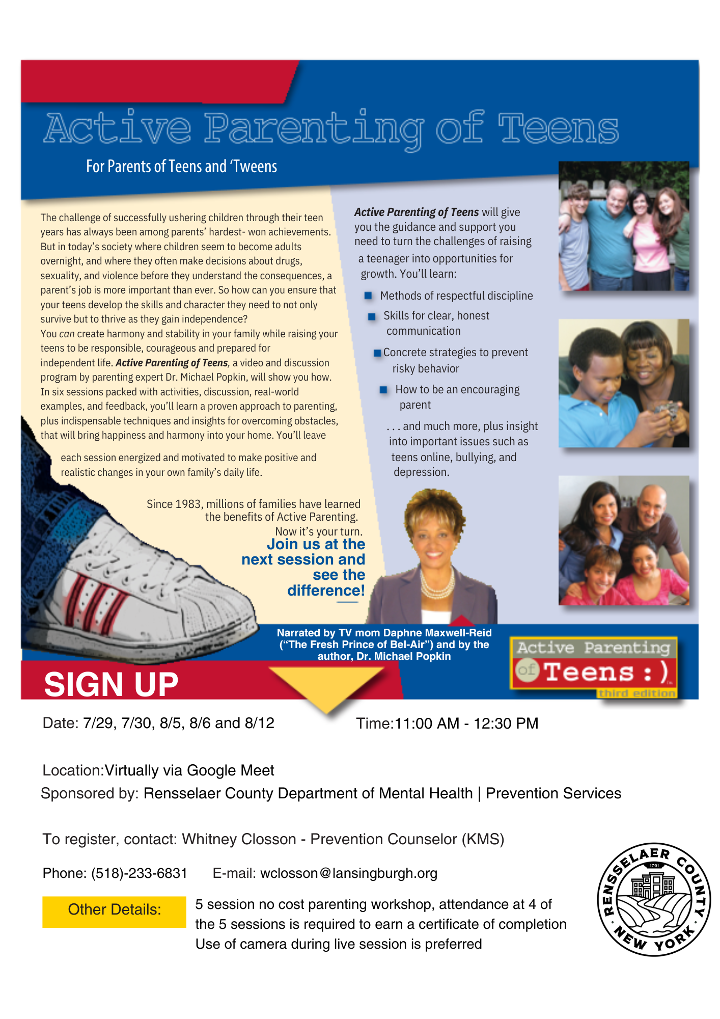 Active Parenting Workshop - Summer 2025