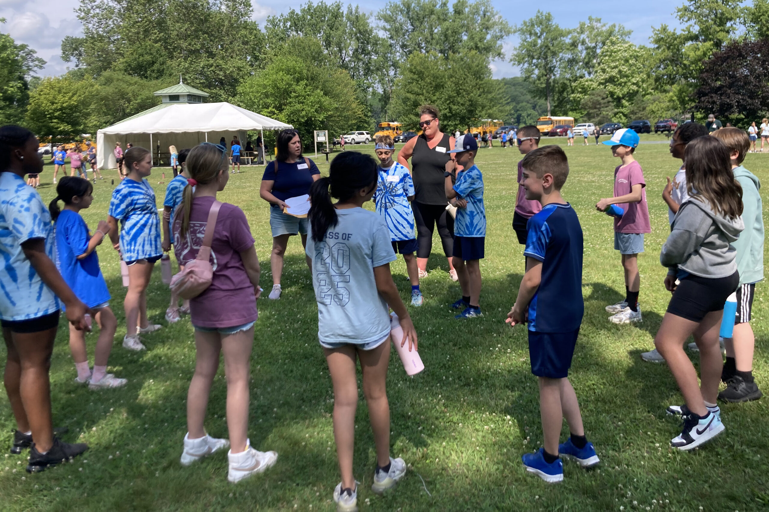 Students at 5th Grade Mixer