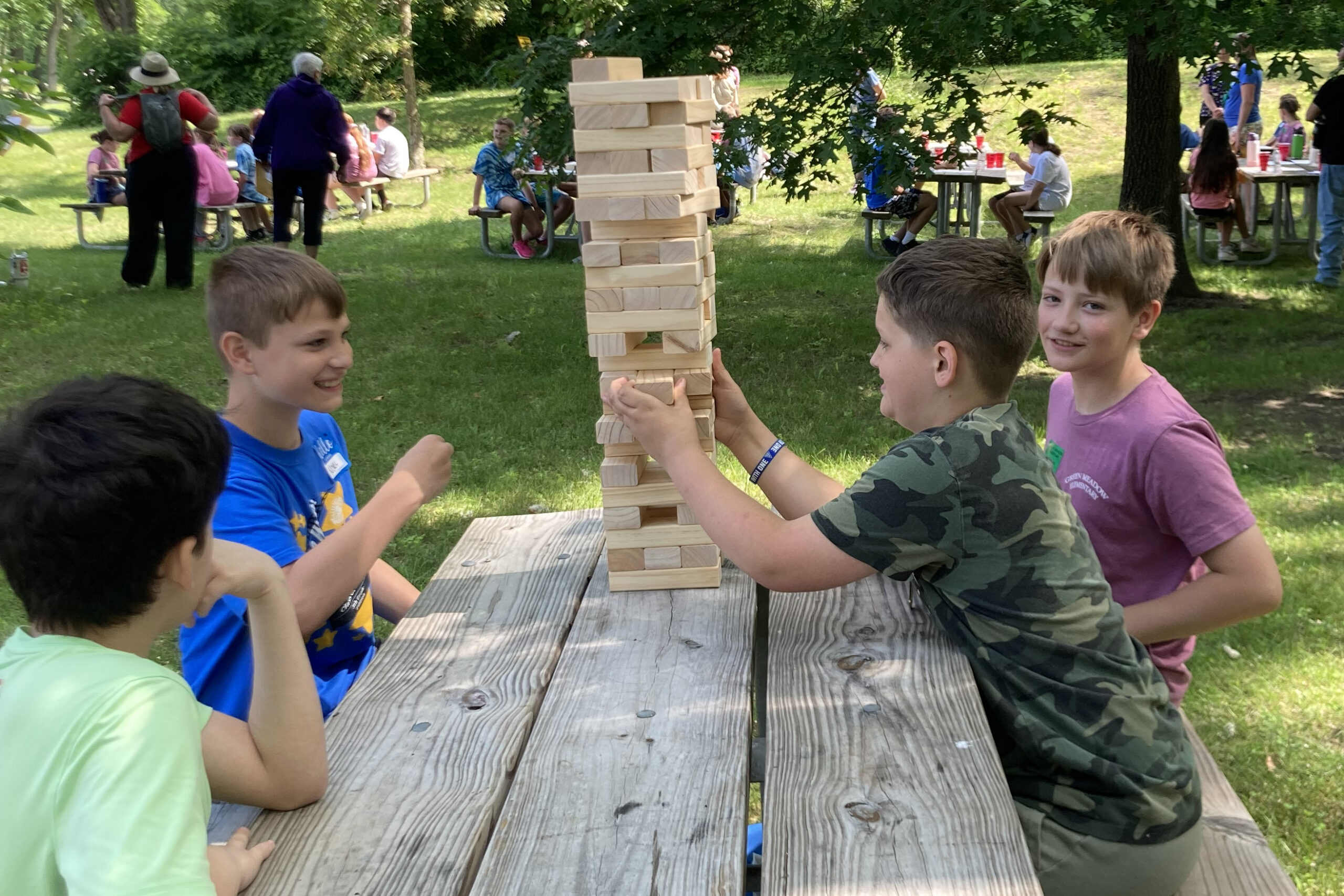 Students at 5th Grade Mixer