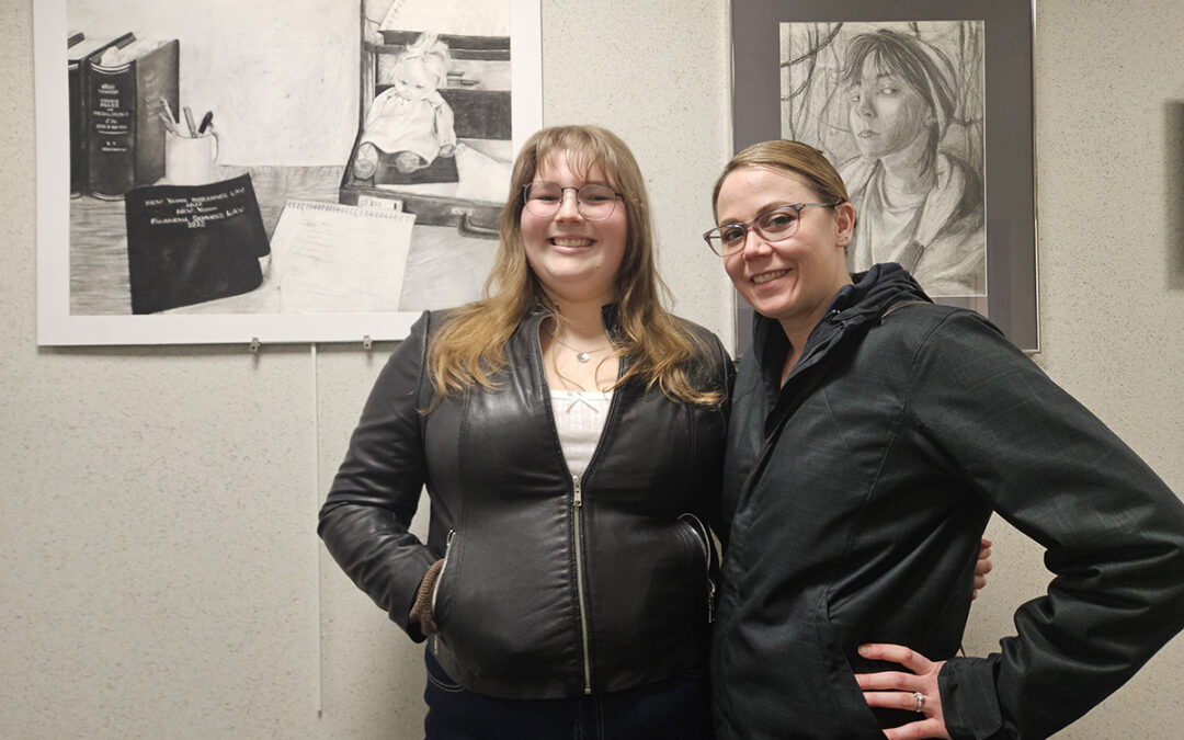Three Students Have Artwork Accepted to Questar III Art Show