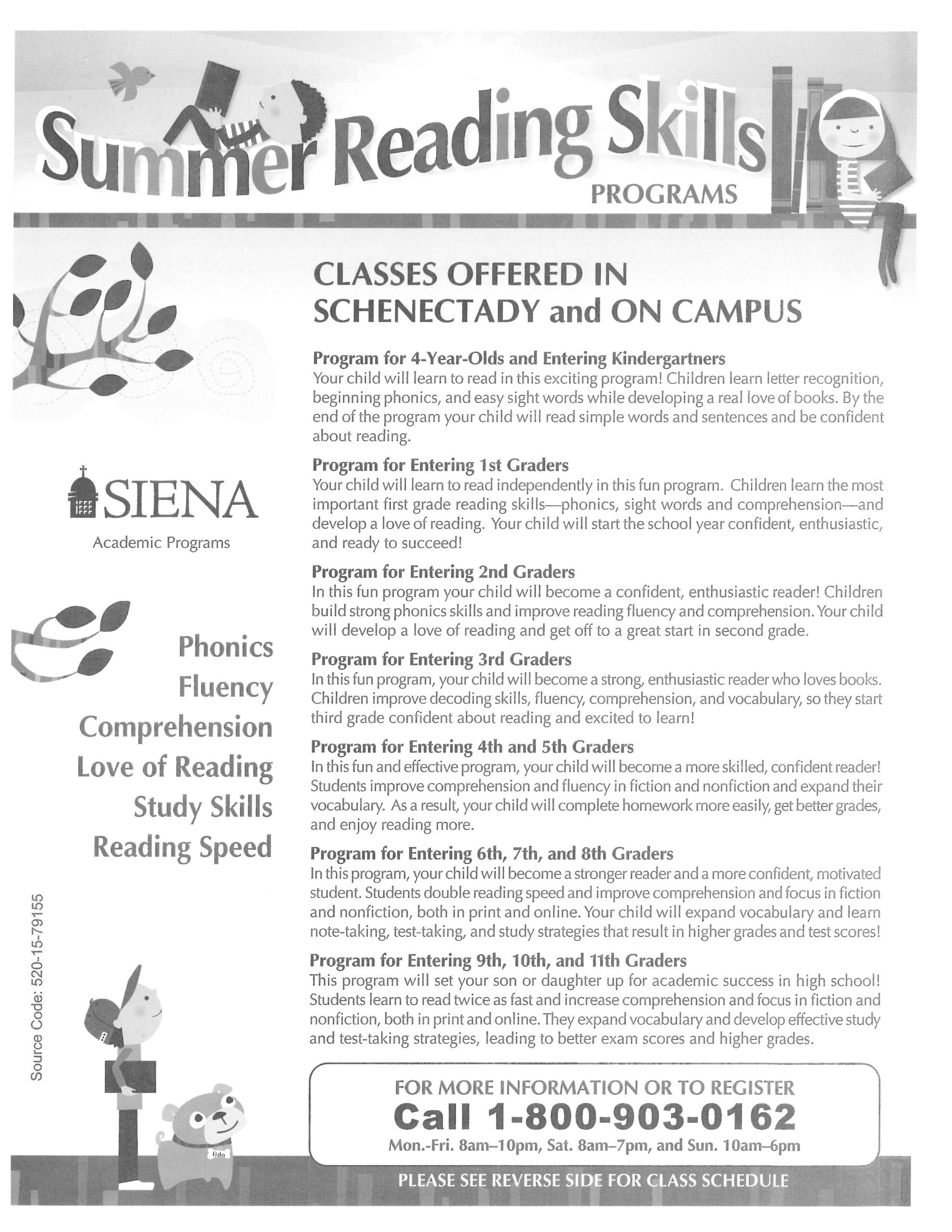 Summer Reading Skills Program
