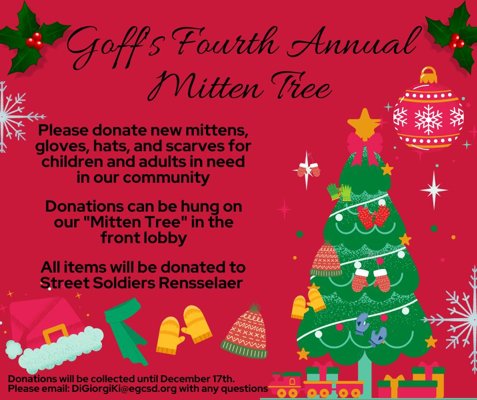 Goff's Fourth Annual Mitten Tree flyer