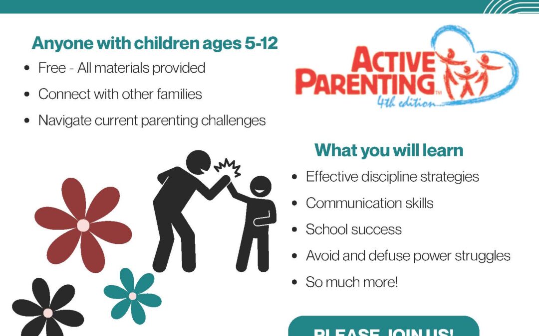 Free Active Parenting Workshop for Parents of Children Ages 5-12