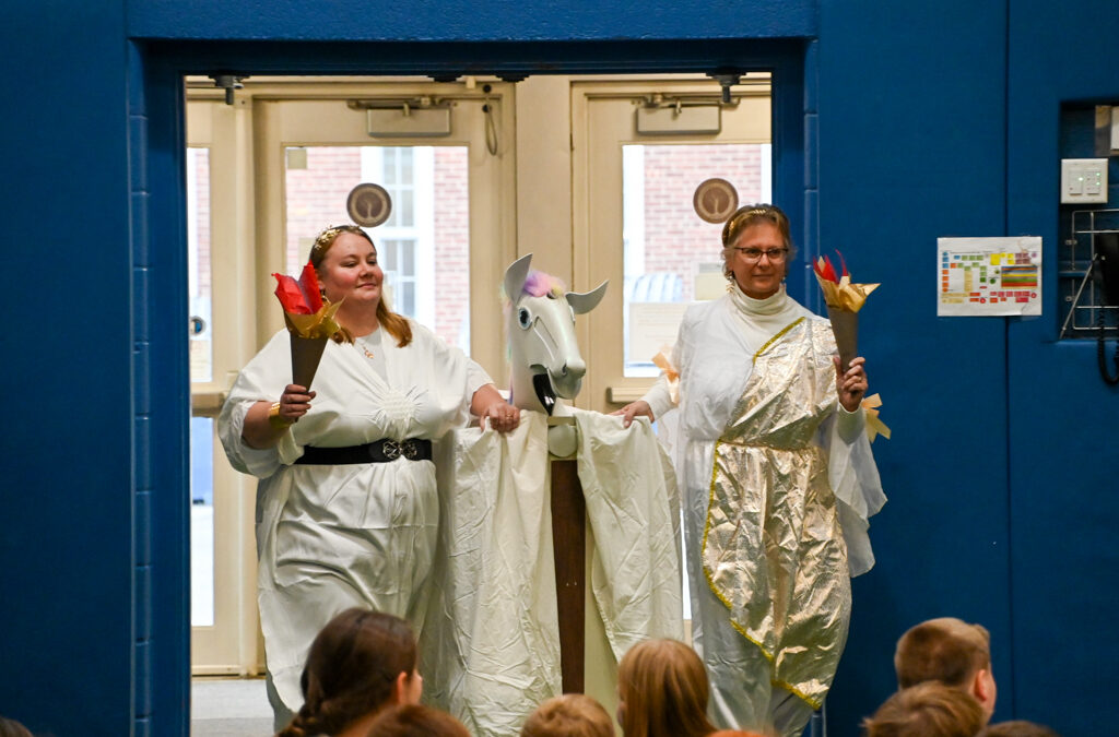 DPS Kicks Off Read-A-Thon with Olympic-Sized Surprise