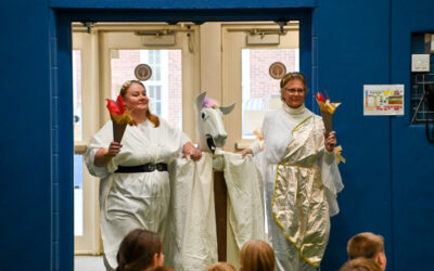 DPS Kicks Off Read-A-Thon with Olympic-Sized Surprise