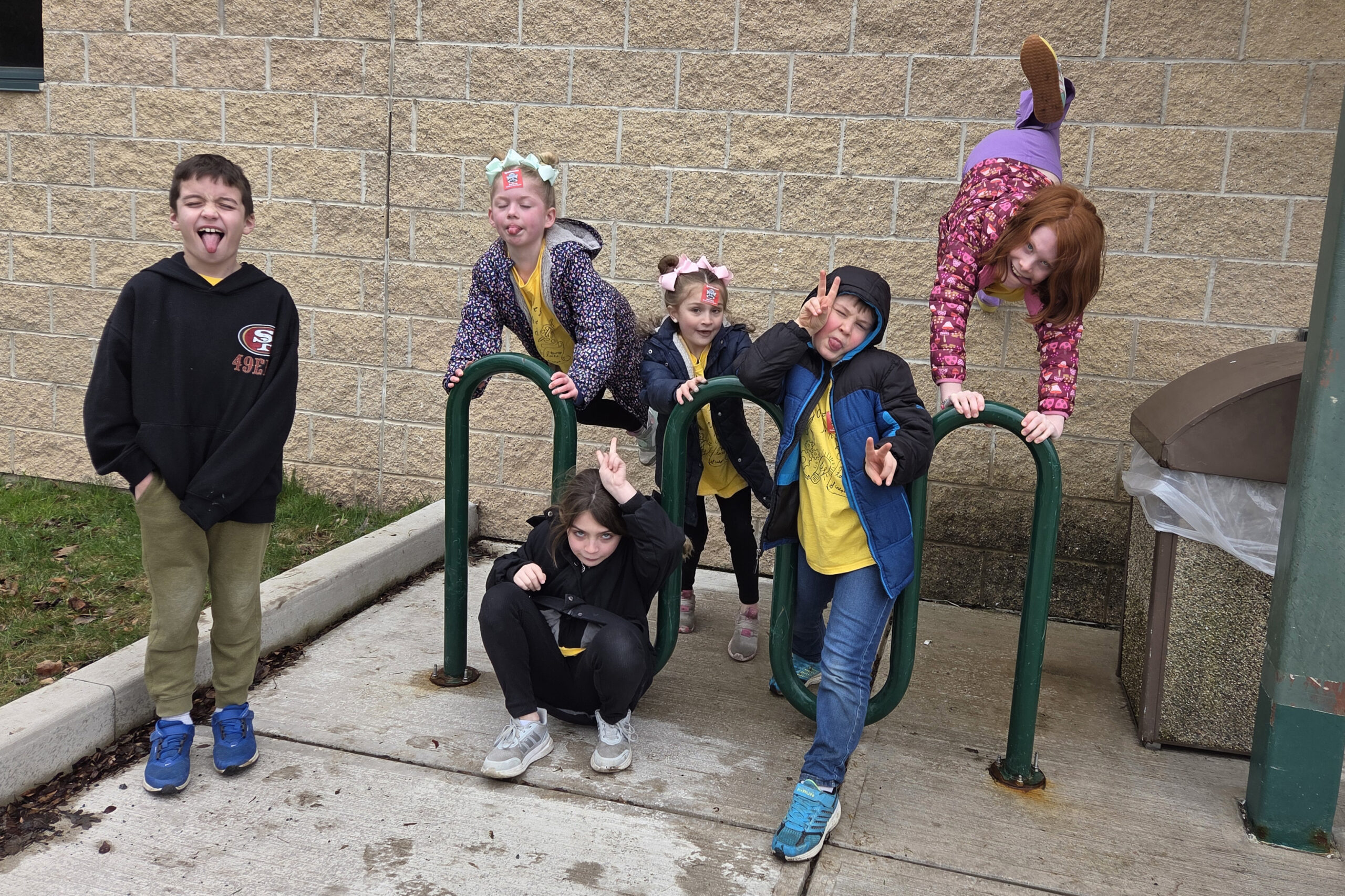 Students in costume at the Odyssey of the Mind NYS Finals